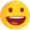 Grinning Face emoji on Messenger
